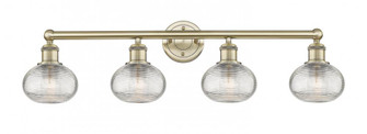 Ithaca - 4 Light - 33 inch - Antique Brass - Bath Vanity Light (3442|616-4W-AB-G555-6CL)