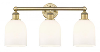 Bella - 3 Light - 24 inch - Brushed Brass - Bath Vanity Light (3442|616-3W-BB-G558-6GWH)