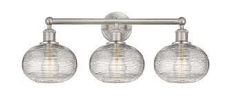 Ithaca - 3 Light - 26 inch - Satin Nickel - Bath Vanity Light (3442|616-3W-SN-G555-8CL)