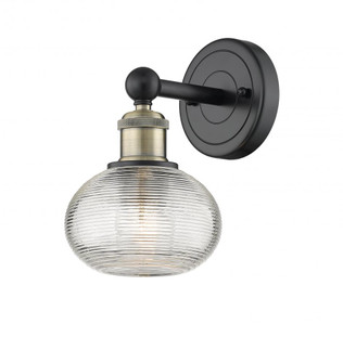 Ithaca - 1 Light - 6 inch - Black Antique Brass - Sconce (3442|616-1W-BAB-G555-6CL)