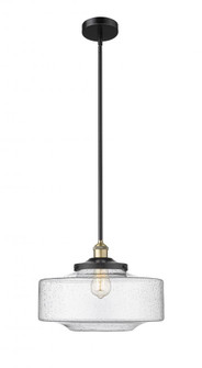 Bridgeton - 1 Light - 16 inch - Black Antique Brass - Stem Hung - Mini Pendant (3442|616-1S-BAB-G694-16)