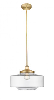 Bridgeton - 1 Light - 16 inch - Brushed Brass - Stem Hung - Mini Pendant (3442|616-1S-BB-G692-16)