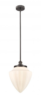 Bridgeton - 1 Light - 12 inch - Oil Rubbed Bronze - Stem Hung - Mini Pendant (3442|616-1S-OB-G661-12)