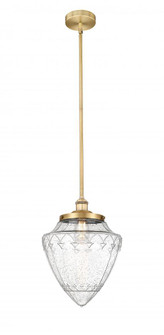 Bridgeton - 1 Light - 12 inch - Brushed Brass - Stem Hung - Mini Pendant (3442|616-1S-BB-G664-12)