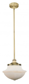 Oxford - 1 Light - 12 inch - Brushed Brass - Stem hung - Mini Pendant (3442|616-1S-BB-G541)