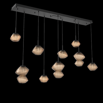 Mesa Linear 9pc Multi-Pendant (1289|PLB0089-09-MB-B-C01-L1)