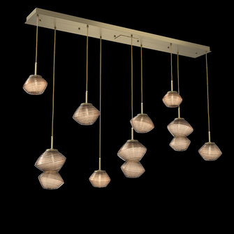 Mesa Linear 9pc Multi-Pendant (1289|PLB0089-09-HB-B-C01-L3)