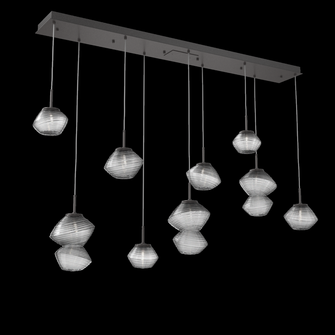 Mesa Linear 9pc Multi-Pendant (1289|PLB0089-09-GP-S-C01-L3)
