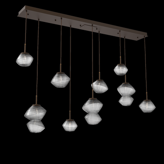 Mesa Linear 9pc Multi-Pendant (1289|PLB0089-09-FB-S-C01-L3)