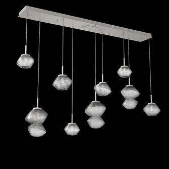 Mesa Linear 9pc Multi-Pendant (1289|PLB0089-09-BS-S-C01-L1)