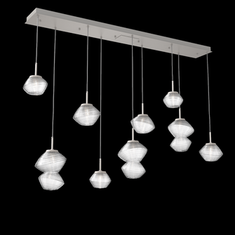 Mesa Linear 9pc Multi-Pendant (1289|PLB0089-09-BS-C-C01-L3)