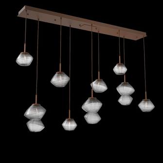 Mesa Linear 9pc Multi-Pendant (1289|PLB0089-09-BB-S-C01-L1)