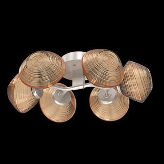 Mesa Flush Mount - 6pc (1289|CLB0089-01-BS-B-L1)