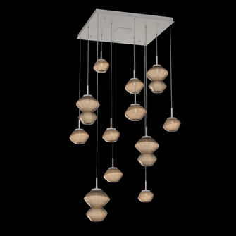 Mesa Square 12pc Multi-Pendant (1289|CHB0089-12-BS-B-C01-L1)