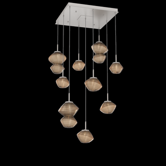 Mesa Square 9pc Multi-Pendant (1289|CHB0089-09-BS-B-C01-L1)