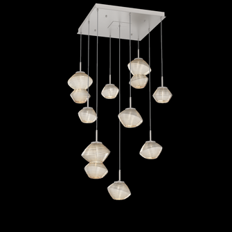 Mesa Square 9pc Multi-Pendant (1289|CHB0089-09-BS-A-C01-L3)