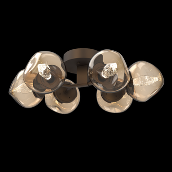 Luna Flush Mount - 6pc (1289|CLB0095-01-FB-GB-L3)