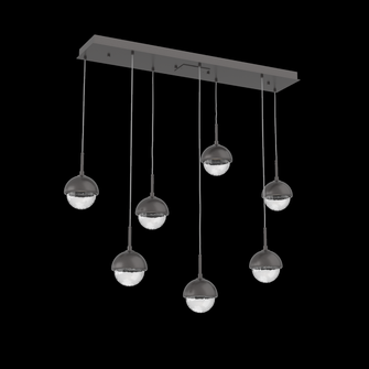 Cabochon Linear Pendant Chandelier (1289|PLB0093-07-GP-MC-C01-L3)