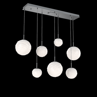 Gaia Linear 7pc Multi-Pendant (1289|PLB0092-07-GM-WL-C01-L3)