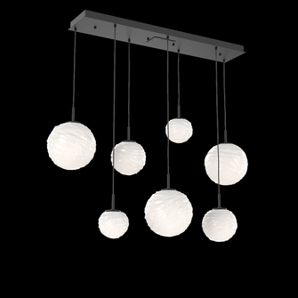 Gaia Linear 7pc Multi-Pendant (1289|PLB0092-07-MB-WL-C01-L3)