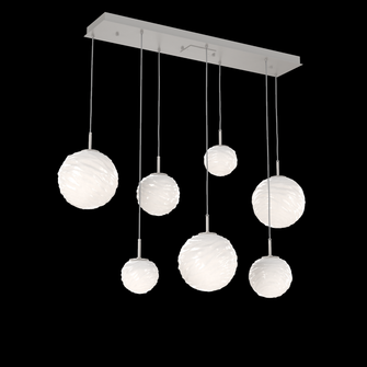 Gaia Linear 7pc Multi-Pendant (1289|PLB0092-07-BS-WL-C01-L3)