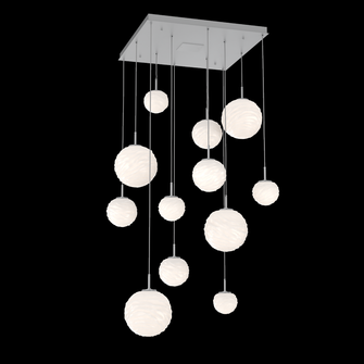Gaia Square 12pc Multi-Pendant (1289|CHB0092-12-CS-WL-C01-L3)