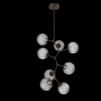 Gaia Modern Vine Chandelier (1289|CHB0092-VB-FB-S-001-L1)