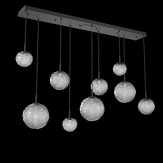 Gaia Linear 9pc Multi-Pendant (1289|PLB0092-09-MB-S-C01-L1)