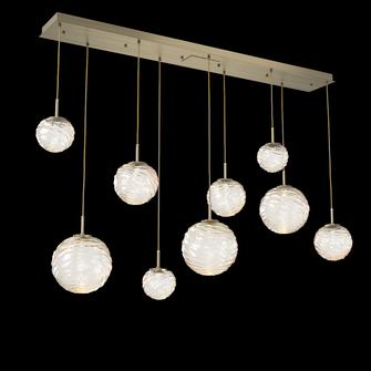 Gaia Linear 9pc Multi-Pendant (1289|PLB0092-09-HB-A-C01-L1)