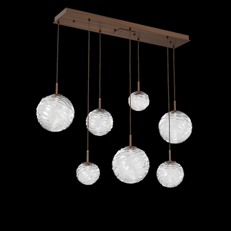 Gaia Linear Multi-Pendant Chandelier (1289|PLB0092-07-RB-C-C01-L1)