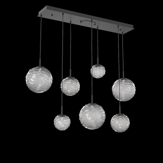 Gaia Linear 7pc Multi-Pendant (1289|PLB0092-07-MB-S-C01-L1)