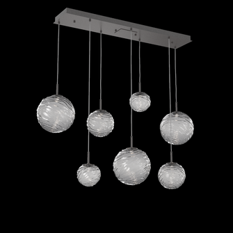 Gaia Linear 7pc Multi-Pendant (1289|PLB0092-07-GP-S-C01-L1)