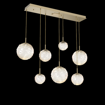Gaia Linear 7pc Multi-Pendant (1289|PLB0092-07-GB-A-C01-L1)