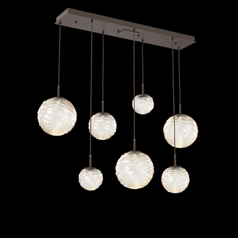 Gaia Linear 7pc Multi-Pendant (1289|PLB0092-07-FB-A-C01-L1)