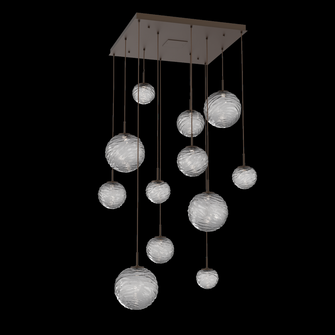 Gaia Square Multi-Pendant Chandelier (1289|CHB0092-12-FB-S-C01-L1)