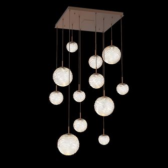 Gaia Square Multi-Pendant Chandelier (1289|CHB0092-12-BB-A-C01-L1)