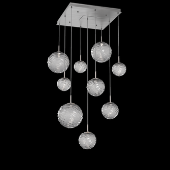 Gaia Square Multi-Pendant Chandelier (1289|CHB0092-09-SN-S-C01-L1)