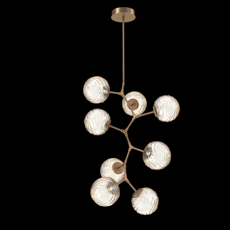 Gaia Modern Vine Chandelier (1289|CHB0092-VB-NB-A-001-L3)