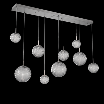 Gaia Linear 9pc Multi-Pendant (1289|PLB0092-09-SN-S-C01-L3)