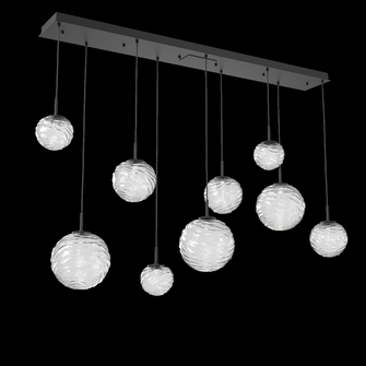 Gaia Linear Multi-Pendant Chandelier (1289|PLB0092-09-MB-C-C01-L3)