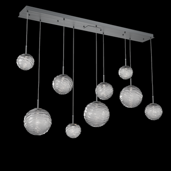 Gaia Linear 9pc Multi-Pendant (1289|PLB0092-09-GM-S-C01-L3)