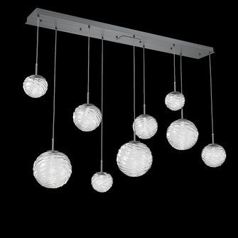 Gaia Linear 9pc Multi-Pendant (1289|PLB0092-09-GM-C-C01-L3)