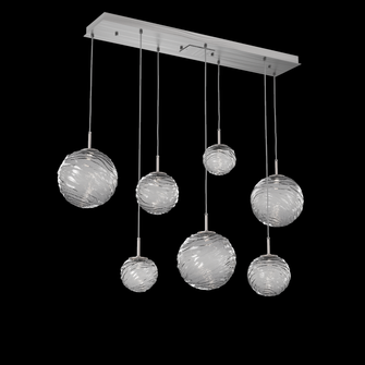 Gaia Linear Multi-Pendant Chandelier (1289|PLB0092-07-SN-S-C01-L3)