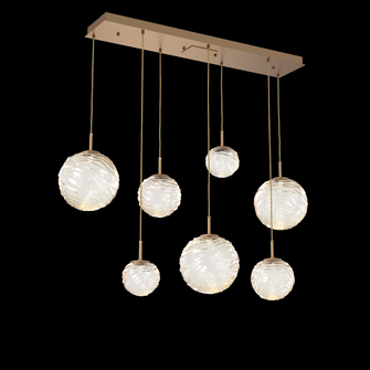 Gaia Linear Multi-Pendant Chandelier (1289|PLB0092-07-NB-A-C01-L3)