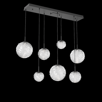 Gaia Linear Multi-Pendant Chandelier (1289|PLB0092-07-MB-C-C01-L3)