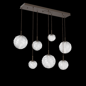 Gaia Linear Multi-Pendant Chandelier (1289|PLB0092-07-FB-C-C01-L3)