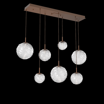 Gaia Linear Multi-Pendant Chandelier (1289|PLB0092-07-BB-C-C01-L3)