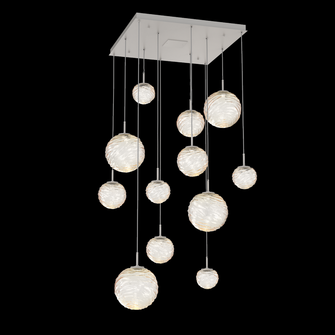 Gaia Square Multi-Pendant Chandelier (1289|CHB0092-12-BS-A-C01-L3)