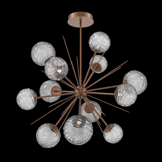 Gaia Starburst Chandelier (1289|CHB0092-0B-BB-S-001-L3)