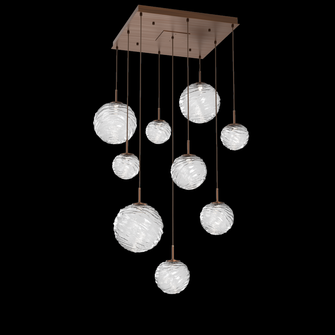 Gaia Square Multi-Pendant Chandelier (1289|CHB0092-09-RB-C-C01-L3)